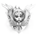 falling angel tatto back for men tattoo design idea