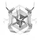 Sagittarius symbol tattoo design idea