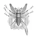 mantis ninja tattoo design idea