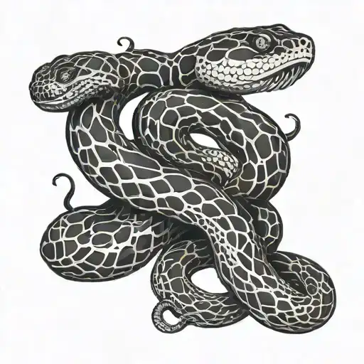 snake shedding skin tsttoo tattoo design idea