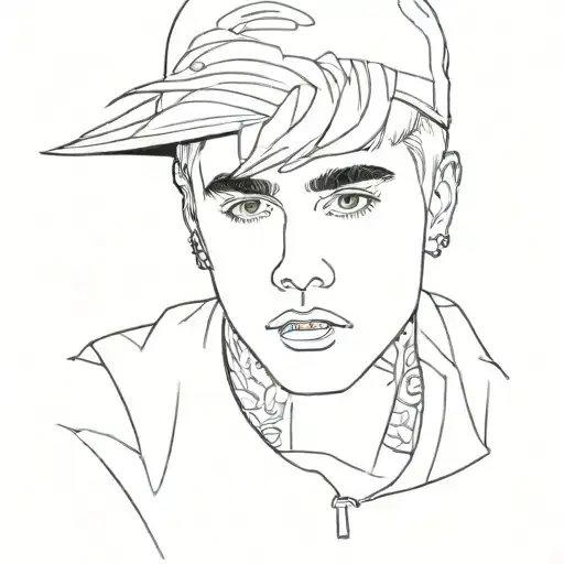 justin bieber tattoo design idea