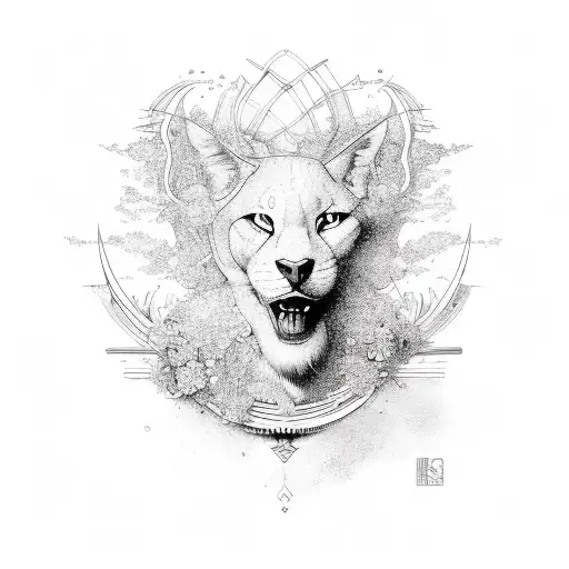 Virgo tattoo design idea