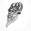 add a anubis scales tattoo design idea