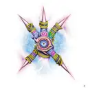 fearless mudra tattoo design idea