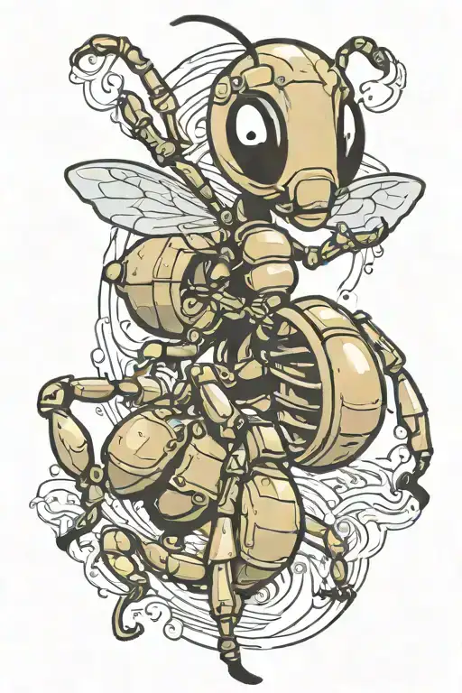 ANT tattoo design idea