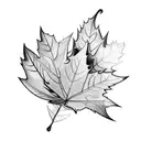 Druid with Leaves tattoo design idea
