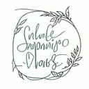 Empowering phrases tattoo design idea