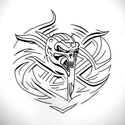 mortal kombat tattoo design idea