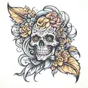 stamp tattoo design idea