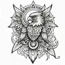 thunderbird tattoo design idea