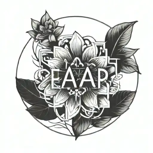 reap what you sow text with blooming flower on hand tattoo design idea