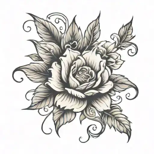 reap what you sow flower blooming tattoo design idea