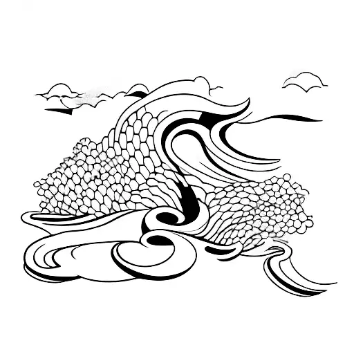 playa , surf tattoo design idea