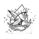 playa , surf tattoo design idea