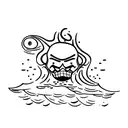 playa , surf tattoo design idea