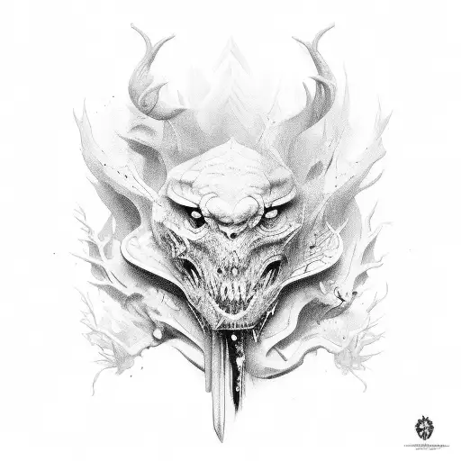 Hunt tattoo design idea