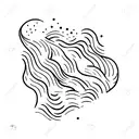 speed boat in waves tattoo design idea