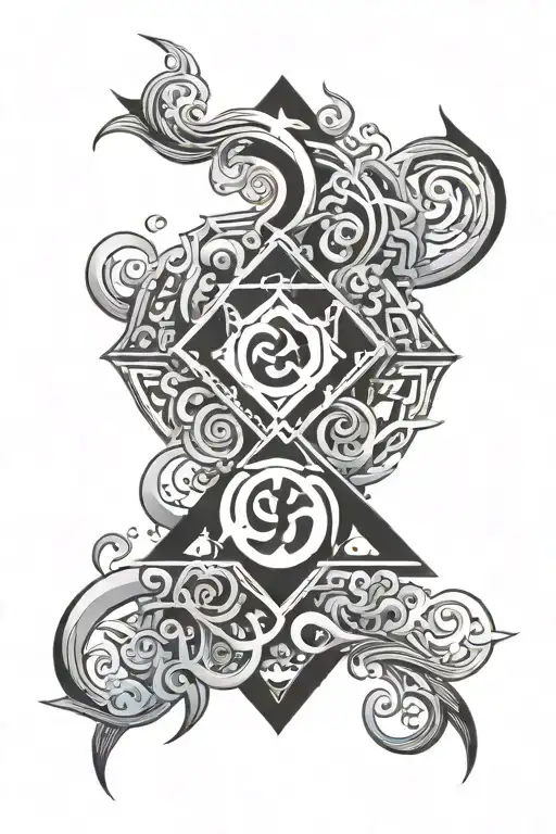 psy symbol tattoo design idea