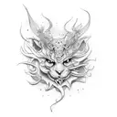 April fool tattoo design idea