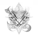 Scissors  tattoo design idea