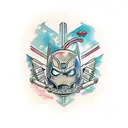 marvel sleeve  tattoo design idea