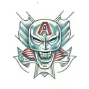 marvel sleeve  tattoo design idea