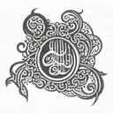 arabic calligraphy design tattoo design idea