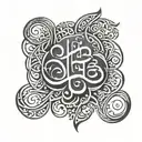 arabic calligraphy design tattoo design idea