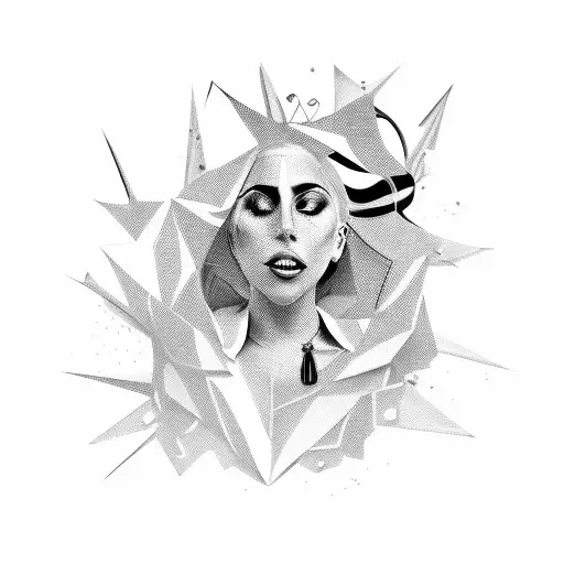 lady gaga bad romance  tattoo design idea