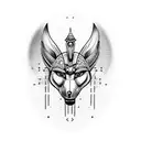 Anubis tattoo design idea