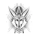 Anubis tattoo design idea