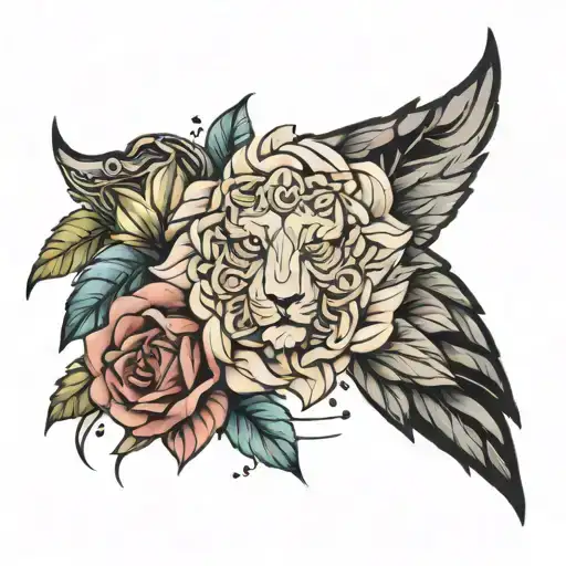 transparent tattoo design idea