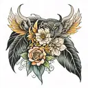 transparent tattoo design idea