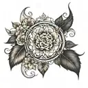 transparent tattoo design idea