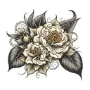 transparent tattoo design idea