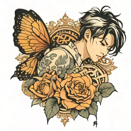 jungkook My time tattoo design idea