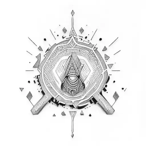 palestina och kebab tattoo design idea