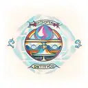 Orthodox domes tattoo design idea