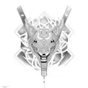 Be Present, Time Won't Return tattoo design idea