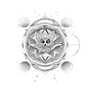 Be Present, Time Won't Return tattoo design idea