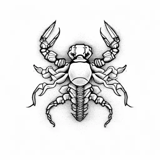 Scorpio vs libra tattoo design idea