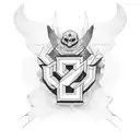 cruz com coração no centro tattoo design idea