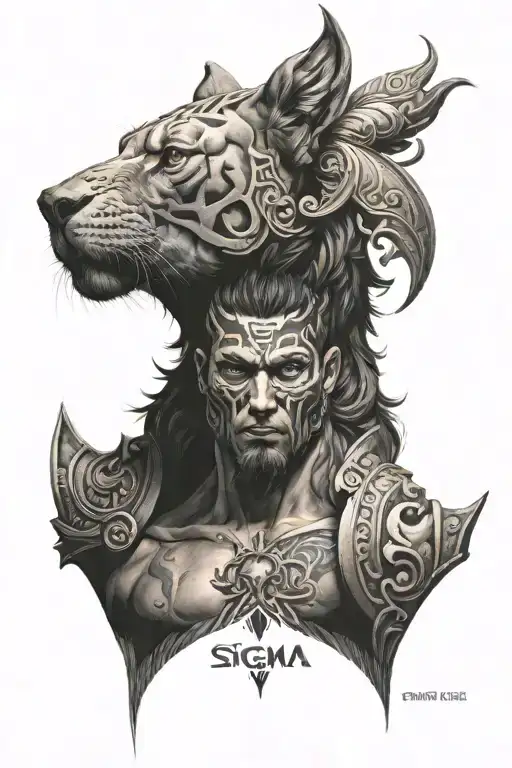 Sigma male tattoo tattoo design idea