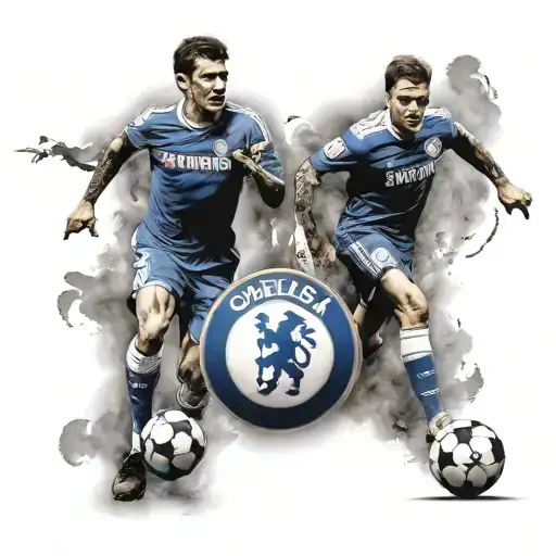 chelsea football club tattoo design idea