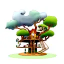 adventure time tree house tattoo design idea
