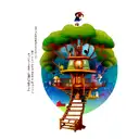 adventure time tree house tattoo design idea