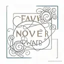 "move forward" with national's curly w within the word forward tattoo design idea