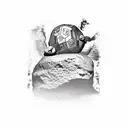 sisyphus tattoo design idea