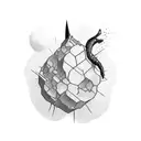 sisyphus tattoo design idea