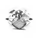 sisyphus tattoo design idea